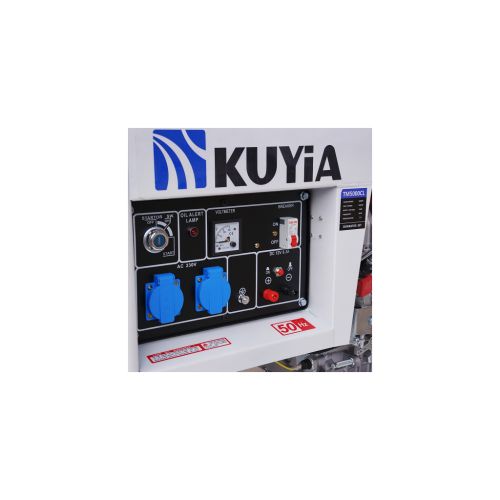 Генератор Kuyia TM5000CL, дизельний, 240V, 50Hz, 4,5-5kW, стартер, 12,5л (KYTM5000CL-1F-220-DA)