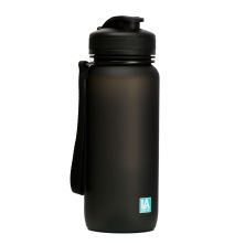 Пляшка для води Line Art Flores 650 мл чорний (60014218LA-01)