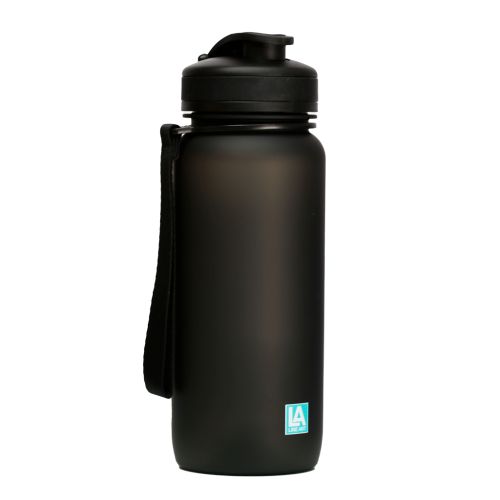 Пляшка для води Line Art Flores 650 мл чорний (60014218LA-01)