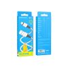 Дата кабель USB 2.0 AM to Lightning silicone BX83 white BOROFONE (6974443386363) - Зображення 2