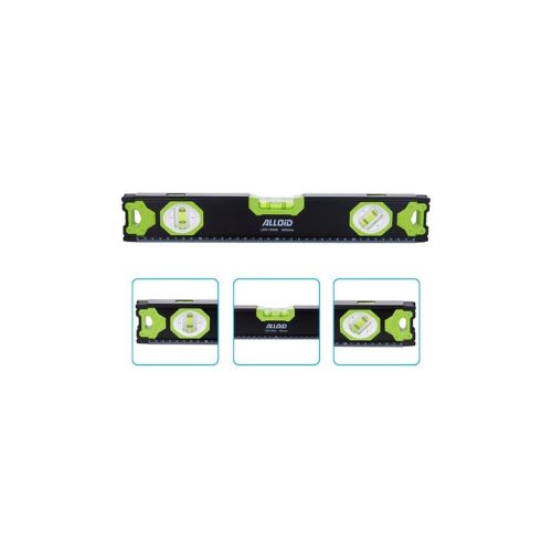 Уровень Alloid Pro, 80см, 3 капсулы, с магнитом (LD-013080)