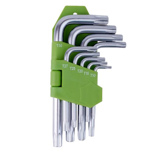 Ключ Alloid вигнутий TORX, 9шт. (HT-0912)