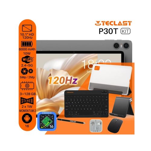 Планшет Teclast P30T KIT 10,1 3/128GB Wi-Fi Grey Клавіатура/Миша/Навушники/ (6940709680254)