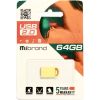 USB флеш накопичувач Mibrand 64GB lynx Gold USB 2.0 (MI2.0/LY64M2G) - Зображення 1