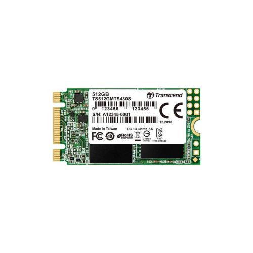 Накопитель SSD M.2 2242 512GB Transcend (TS512GMTS430S)