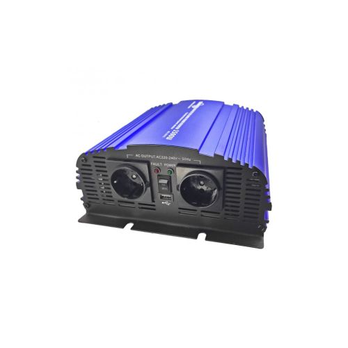 Автомобильный инвертор 12V/220V MS-1500 1800W, approximate sinusoid, USB, Shuko*2 Tommatech (29446)