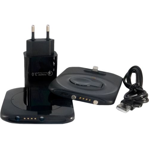 Зарядний пристрій Extradigital 4-in-1 Wireless charging for iPhone / iWatch / Airpods (W8) Black (CWE1533)