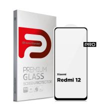 Скло захисне Armorstandart Pro Xiaomi Redmi 12 Black (ARM66568)