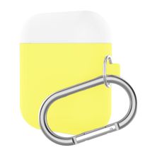 Чехол для наушников Armorstandart Hang Case для Apple AirPods Yellow/White (ARM53767)