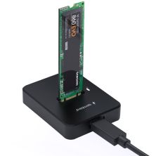 Док-станция для накопителей Gembird USB Type-C M.2 SATA NVME SSD (DD-U3M2)