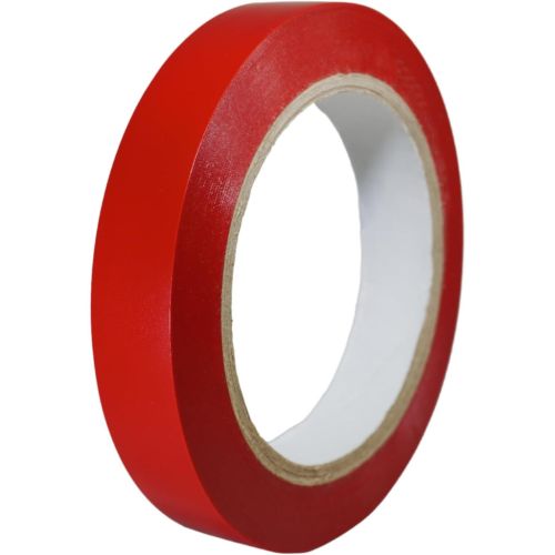 Ізоляційна стрічка XILIN 0.13мм*18мм*10м Red, temp0+80°С, 600V, 10 шт. (0,13мм*18мм*10м-R)