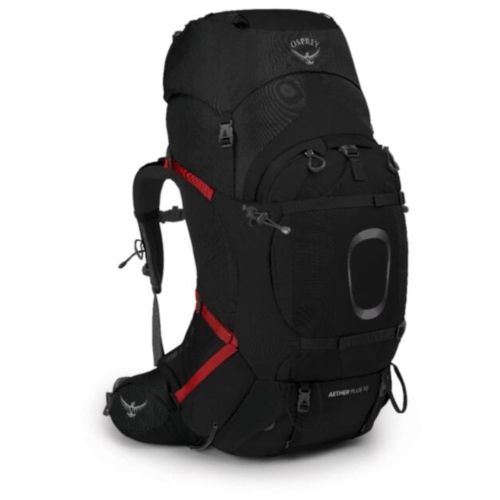 Рюкзак туристичний Osprey Aether Plus 70 black - S/M - чорний (009.2436)