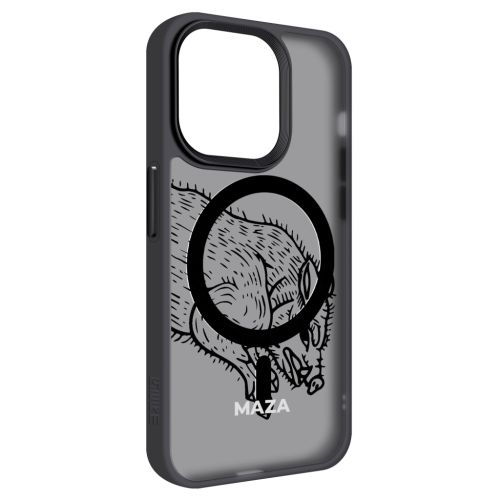 Чехол для мобильного телефона Armorstandart Uniq Magsafe Apple iPhone 14 Pro Max Maza Boar 2 Black (ARM76323)
