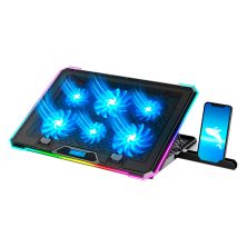 Подставка для ноутбука IceCoorel 10-17, 4*100mm 1400 RPM, 2*USB, 420x300x28mm, RGB (K15) Подставка для ноутбука IceCoorel 10-17, 4*100mm 1400 RPM, 2*USB, 420x300x28mm, RGB (K15)