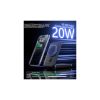 Батарея універсальна Choetech Magnetic Wireless 10000mAh 20W, PD, Qi-2 15W, USB-C, Lightning, Apple Watch charger (B750-CCBK) - Зображення 3