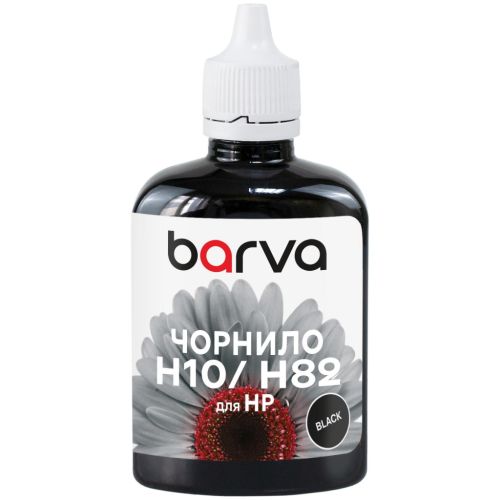 Чорнило Barva HP 10/13/82/88 100ml black, water-soluble (H10-668)