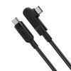 Дата кабель USB-C to USB-C 2.0m 5A 100W nylon C5-03 black Acefast (6974316281016) - Зображення 1