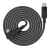 Дата кабель USB-C to USB-C 2.0m 5A 100W nylon C5-03 black Acefast (6974316281016) - Зображення 2