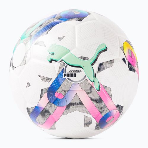 М'яч футбольний Puma Orbita 3 TB (FIFA Quality) 083777-01 білий, жовтий, рожевий, зелений 4 (4065449744270)