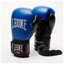 Боксерские перчатки Leone GN383 Thunder Blue 10 унцій (GN383_Blue_10oz)