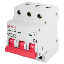 Автоматичний вимикач E.NEXT 3-п e.mcb.stand. 20А C ( 4,5кА) (s002032)