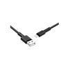 Дата кабель USB 2.0 AM to Lightning 1.0m 2.4A silicone black BOROFONE (6931474710352) - Изображение 1