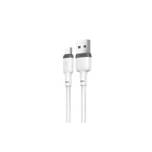 Дата кабель USB 2.0 AM to USB-C 1.0m 2.1A white XO (XO-NB-208-TC-1-WH)