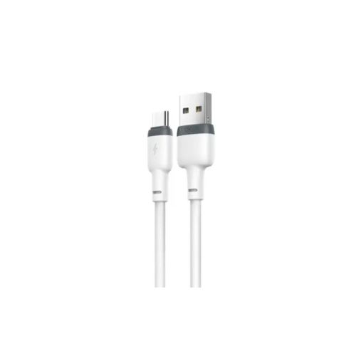 Дата кабель USB 2.0 AM to USB-C 1.0m 2.1A white XO (XO-NB-208-TC-1-WH)