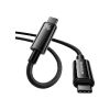 Дата кабель USB-C to USB-C 1.0m 240W Black Baseus (CAWJ040001) - Зображення 1