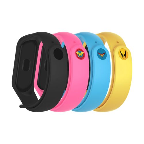 Ремінець до фітнес браслета Armorstandart комплект 4шт Xiaomi Mi Band 7/6/5 Superhero Edition 3 (ARM77061)