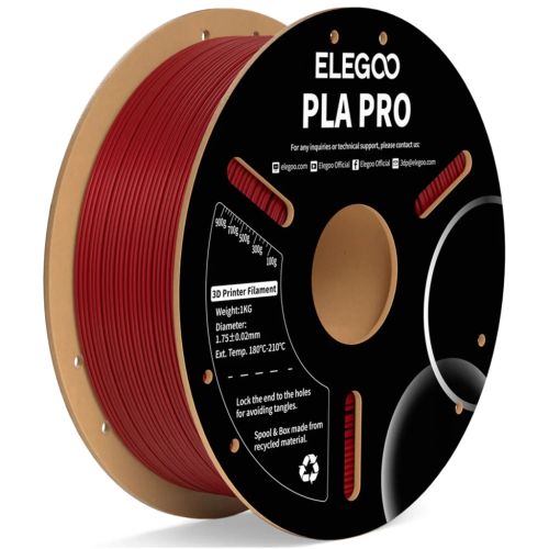 Пластик для 3D-принтера ELEGOO PLA PRO 1кг, 1.75мм, red burgundy (50.203.0190)