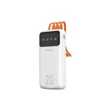 Батарея універсальна Dudao K6Pro+ 20000mAh 10W with USB-C/Lightning/MicroUSB/USB-A cables (6977196682409)