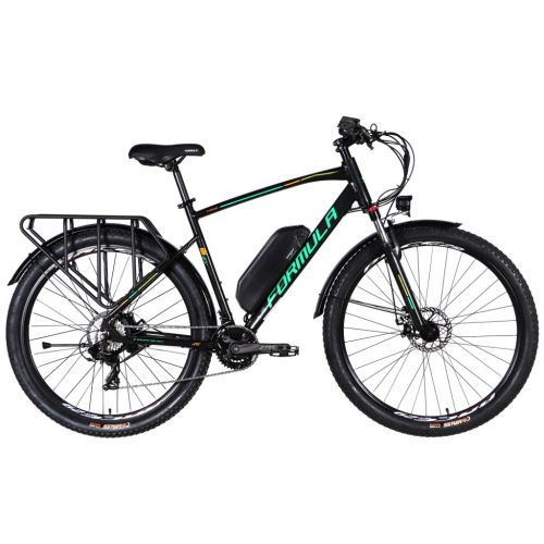Електровелосипед Formula eCURSOR MAN AM DD 29 21 48B 13А*г 500Вт 2026 чорно-зелений (ELB-FR-29-246)