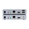 Адаптер HDMI extender 100m UHD 4K/60Hz CAT5E/6 + USB 2.0 Dtech (DT-7051) - Зображення 2