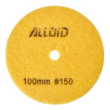 Круг зачистний Alloid Pro, алмазний, шліфувальний, на липучці, HEXAGON, 100мм, зерно 150 (DD-63387)