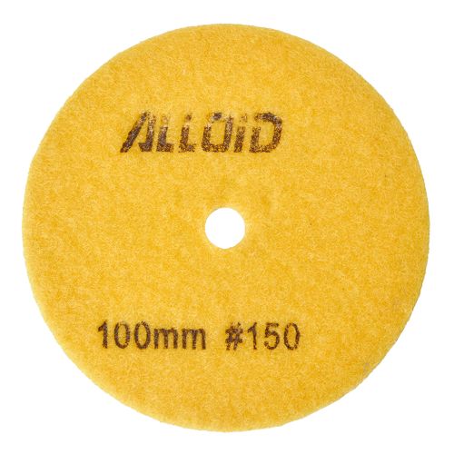 Круг зачистний Alloid Pro, алмазний, шліфувальний, на липучці, HEXAGON, 100мм, зерно 150 (DD-63387)