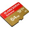 Карта памяти SanDisk 64GB microSDXC C10 UHS-I U3 A2 V30 R170/W80MB/s Extreme GO (SDSQXGN-064G-GN6MN) - Изображение 1