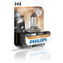 Автолампа Philips H4 Vision, 3200K, 1шт (12342PRB1)