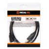 Кабель мультимедийный HDMI to HDMI 4.0m black REAL-EL (EL123500019) - Изображение 2