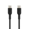 Дата кабель USB-С - USB-С, PVC, 1m, black Belkin (CAB003BT1MBK) - Изображение 2