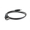 Дата кабель USB 2.0 AM/AF 0.75m Cablexpert (CC-USB2-AMAF-75CM/300-BK) - Зображення 2