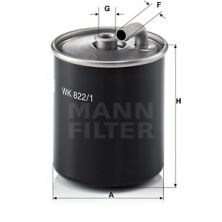 Фильтр топливный Mann WK822/1