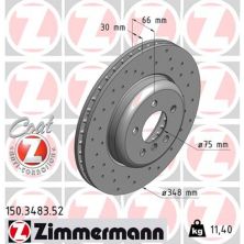 Гальмівний диск ZIMMERMANN 150.3483.52