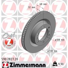 Гальмівний диск ZIMMERMANN 590.2827.20