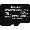 Карта пам'яті Kingston 32GB microSDHC class 10 UHS-I A1 (R-100MB/s) Canvas (SDCS2/32GBSP) - Зображення 1