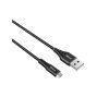 Дата кабель USB 2.0 AM to Micro 5P 1.0m NDURA black Trust (23567_TRUST) - Зображення 1