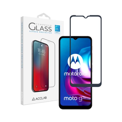 Стекло защитное ACCLAB Full Glue MOTO G10/G30 (1283126514371)