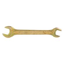 Ключ Sigma ріжковий 10x12мм жовтий цинк (6025121)