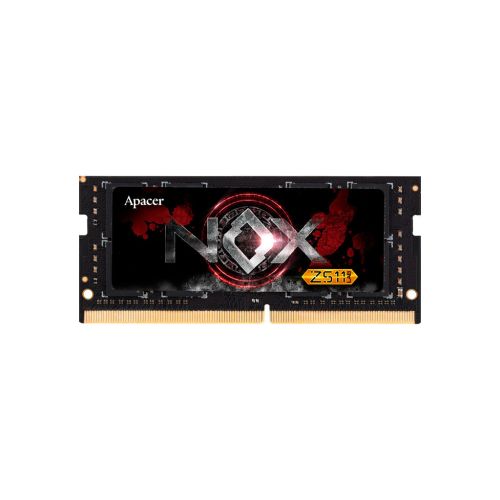 Модуль памяти для ноутбука SoDIMM DDR4 8GB 3200 MHz NOX Black Apacer (A4S08G32CLYBDAA-1)