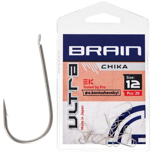 Крючок Brain fishing Ultra Chika 12 (20шт/уп) (1858.52.64)